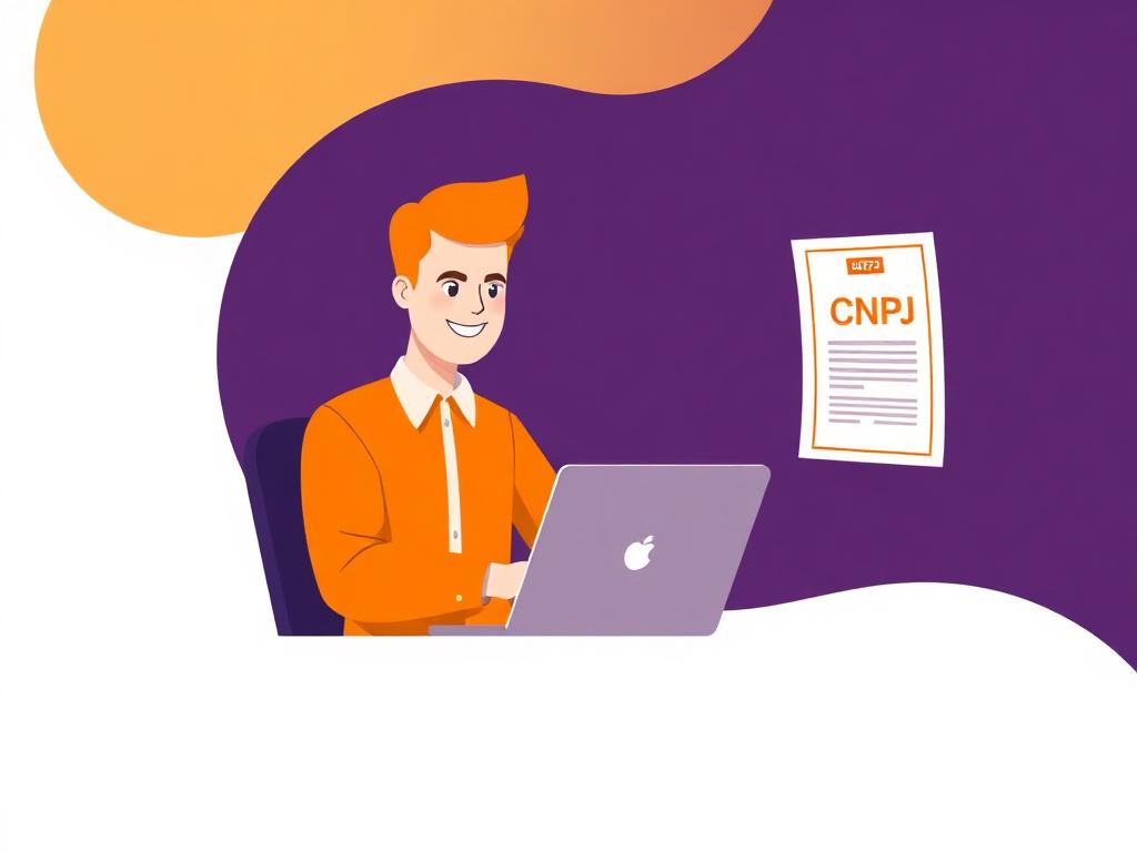 Empresário abrindo o CNPJ online com a Point Contábil